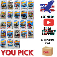 Hot Wheels Lot Of 24 You Pick Batman Mustang Dodge Chevy Trucks See Video