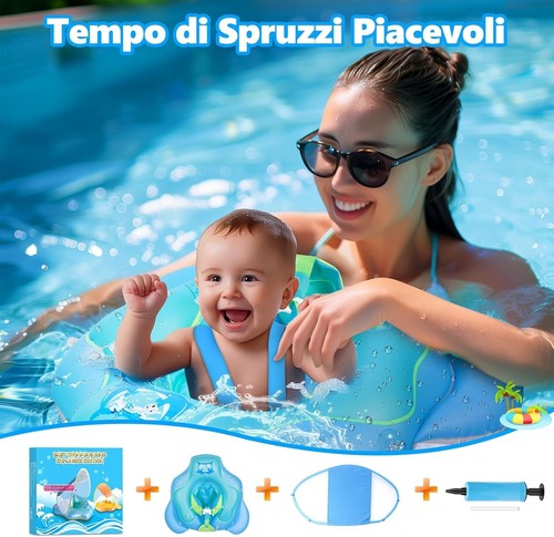 Baby Rettungsring Baby Donut mit Sonnenschirm Baby Pool 6-36 Monate - Bild 7 von 7