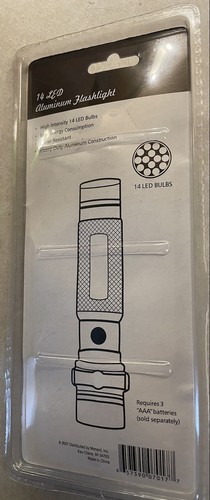 Guidesman 14 LED Aluminium leichte Taschenlampe mit extra Helligkeit, neu (B) - Bild 2 von 3