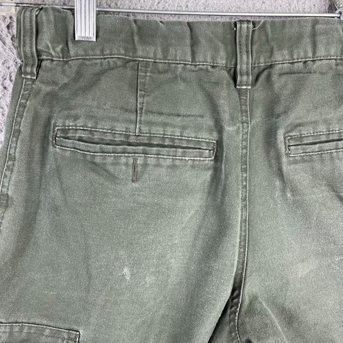 Boy Scouts of America BSA Cargo Pants Youth 14 Green Convertible Shorts 26 x 23 - Picture 7 of 15