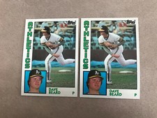 1984 Topps Baseball Card #513 Dave Beard Oakland A's Athletics NM/Mt Free Ship!