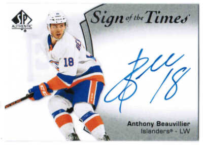 21/22 2021 SP AUTHENTIC HOCKEY SIGN OF THE TIMES AUTO CARDS SOTT-XX U-Pick List