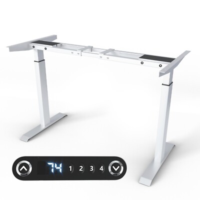 Tischgestell Höhenverstellbar Schreibtisch Rahmen Elektrisch Doppelmotor - 140kg