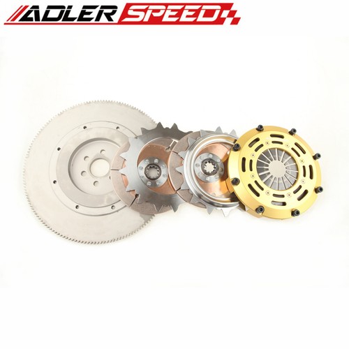 Racing Clutch Twin Disc Kit & Flywheel For 81-95 Ford Mustang GT SVT 5.0L V8 - Picture 1 of 6