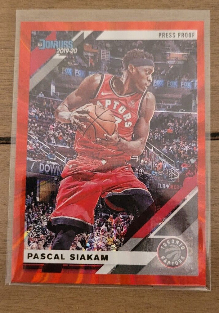 Pascal Siakam 2019-20 Donruss Press Proof Red /99