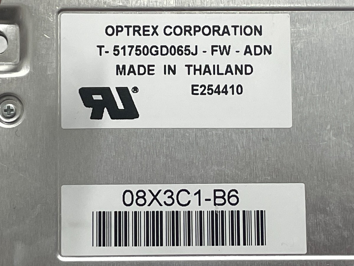OPTREX 6.5" T 51750GD065J FW ADN Industrial TFT LCD Display Screen 640X480 - Foto 2