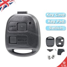 For Toyota Yaris 1999 2000 2001 2002 - 2011 Remote Key Fob Case Shell Button Pad