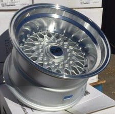 15x9 -20 Silver 4x100 5x100 Esm-02r Wheels Rims Bmw E30 84-91 3 Series 2002