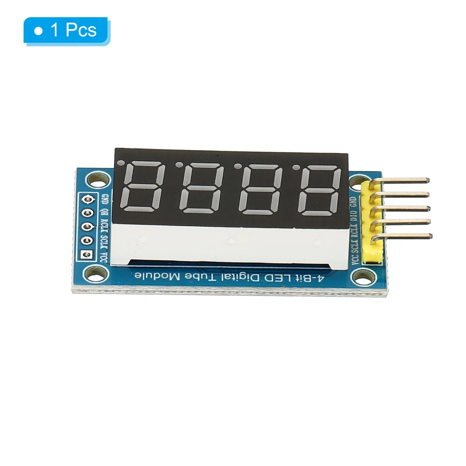 0.36" 4 Digit LED Display Module, 3.5-5V 7 Segment Common Anode Red - Imagen 3 de 4