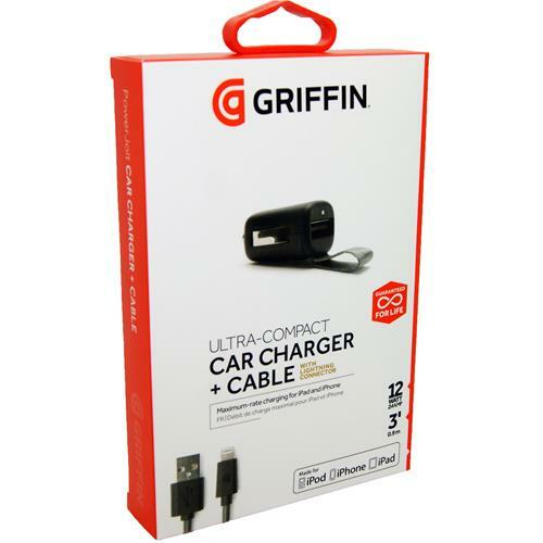 Griffin Powerjolt Lightning Car Charger Fast Charge For iPhone Apple