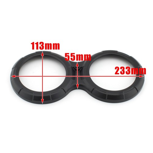 Motone Peerless Gauge Cover - Black For Triumph T120, Thruxton R / RS Speed Twin - Picture 2 of 11