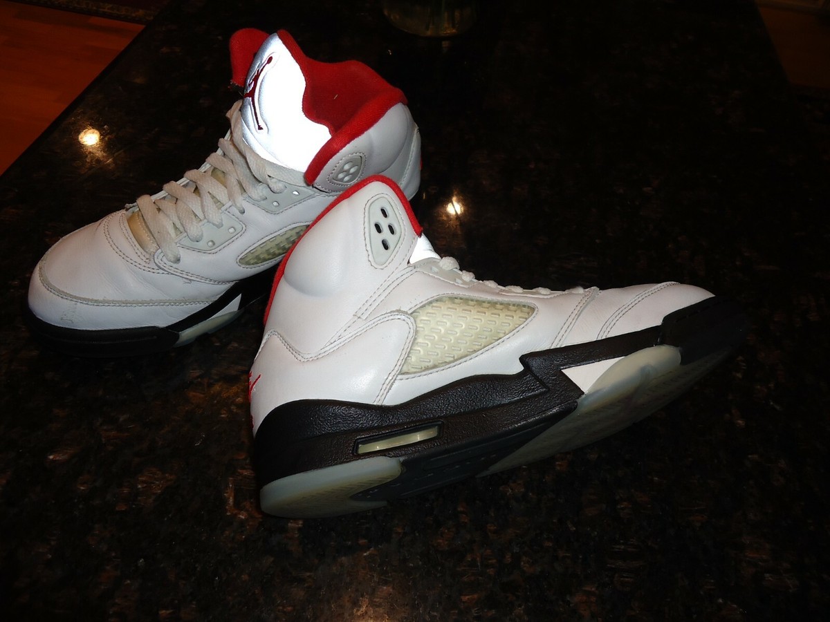 靴 NIKE AIR JORDAN 5 FIRE RED 2020 29CM Nike Air Jordan 5 V Retro Fire Red Silver Tongue 2020 GS