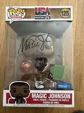 Magic Jhonson autographed Pop Funko #125, Jumbo 10” Olympic Team U.S.A
