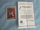 SIGNED 1993 TOPPS NBA SAN ANTONIO SPURS #106 DAVID ROBINSON THE ADMIRAL W/COA
