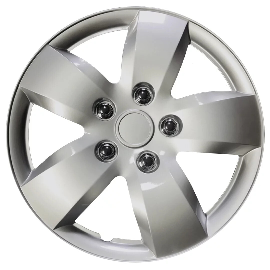 MWC 446200 Wheels Cover 14 inch SilverLacquer Premium Quality Hubcaps Set of 4 for sale online