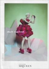 ALEXANDER McQUEEN 1-Page PRINT AD Fall 2012 SUVI KOPONEN David Sims