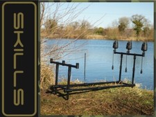 Skills Tackle rod pod Black Jack  black aluminium lightweight adjustable Solar