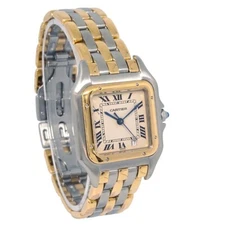 Cartier Panthere MM Quartz Watch SS 18KYG 115273