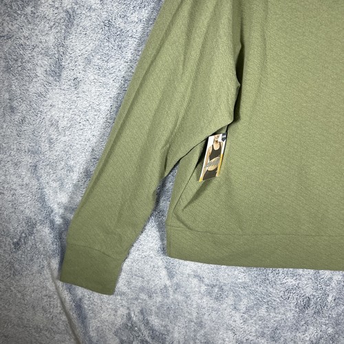 Avia Women's Olive Green Textured Long Sleeve Tee Thumbholes Size XXXL - Picture 14 of 17