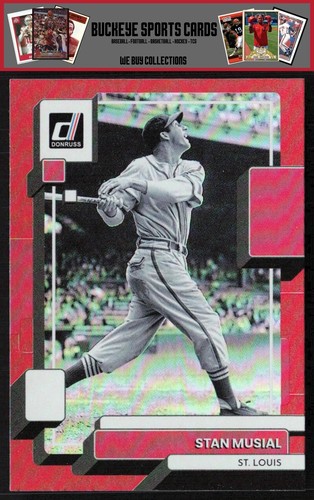 Stan Musial [Red] #223 2022 Panini Donruss card