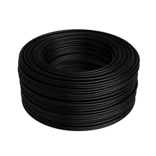 1000ft CAT6 ETL CMR Riser Ethernet Cable 23AWG Solid Bare Copper Wire Black
