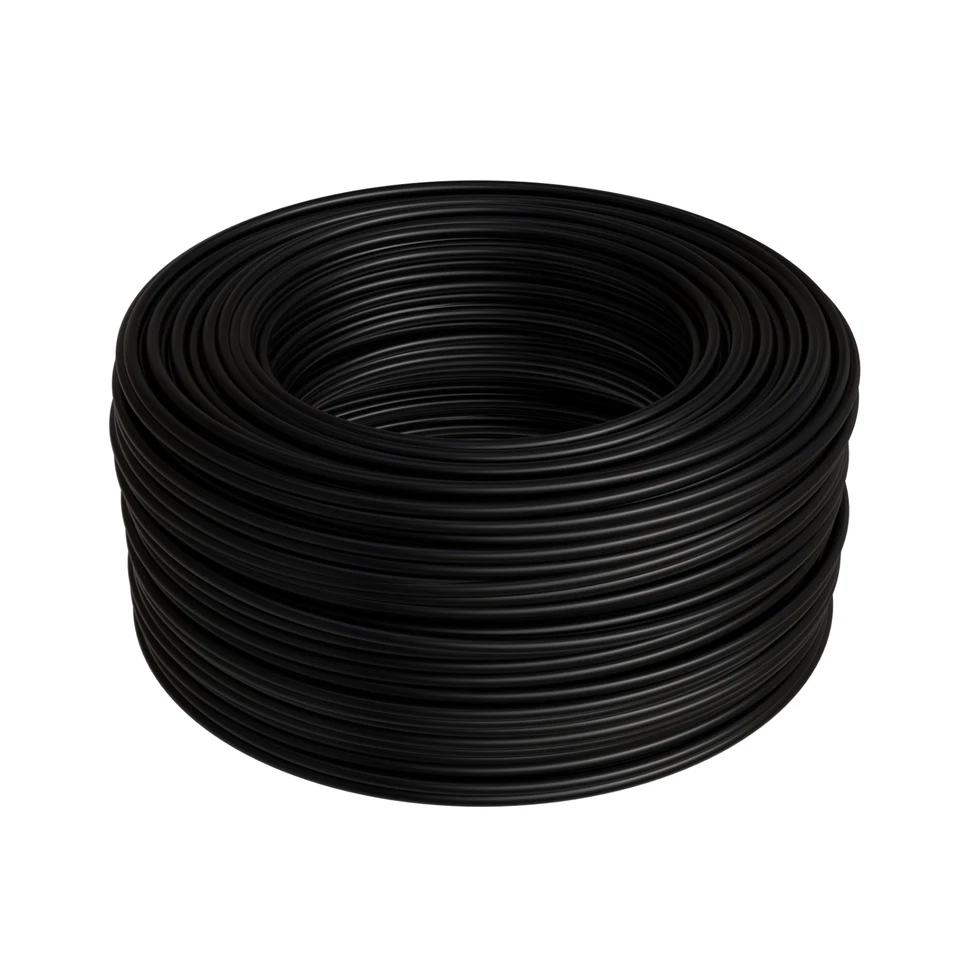 1000ft CAT6 CMR ETL Riser Ethernet Cable 23AWG Solid Bare Copper Wire Black - Image 2 of 4