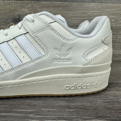 小物 BLANC.. B0025 - CLR D GRY / M.BRN Adidas Forum Low Chalk White Gum ID6858 US Mens Sizes 12-13