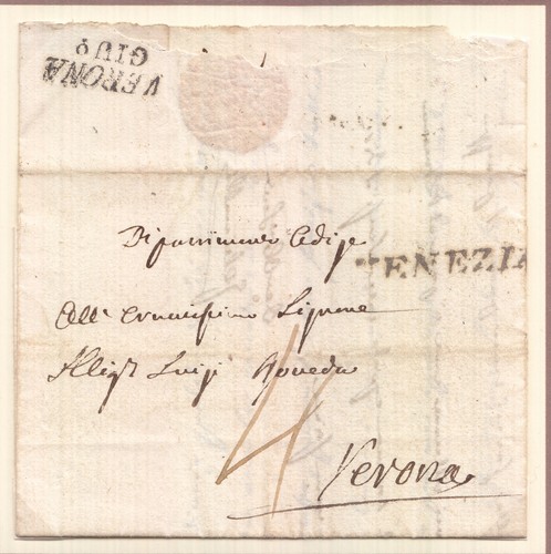 Q468-PERIODO NAPOLEONICO-PREF.ROVIGO BASSE Po X Chioggia EUR 20,00 Q468-PERIODO NAPOLEONICO-PREF.ROVIGO BASSE Po X Chioggia EUR 20,00