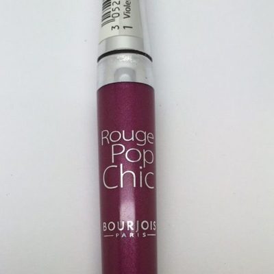 Bourjois Rouge Pop Chic Lip Gloss 1 VIOLET PIGMENTE Full SIze NWOB
