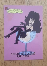 1994 Fleer Ultra Beavis and Butthead Chicks in Glasses are Cool Scratch N' Sniff