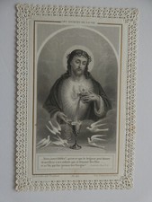 Pious image lace sources of life letaille 413