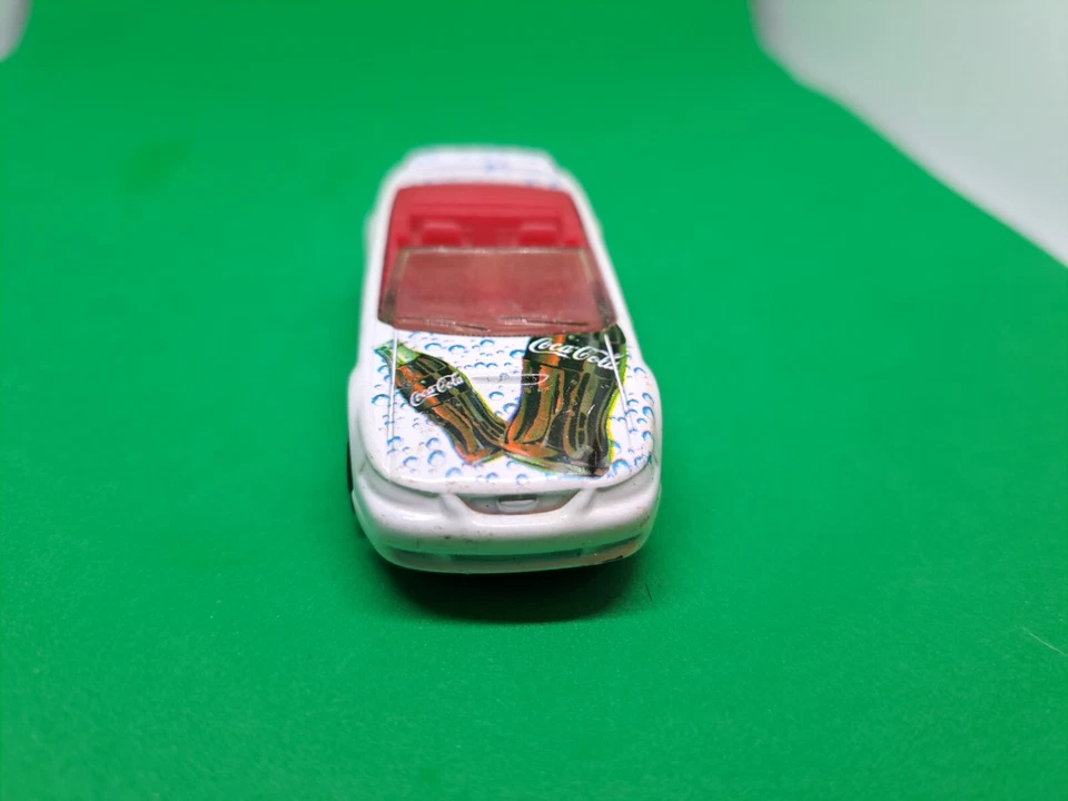Matchbox 50 Years Coca-Cola #4 1999 Ford Mustang Mattel Wheels 1:64 - Image 2 of 4