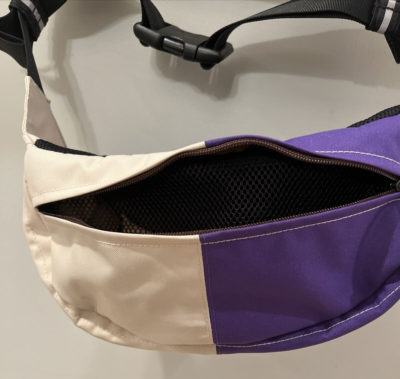 SUPREME x The North Face Split Waist Bag - Gravel / Peak Purple