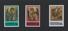 CYPRUS CHRISTMAS 1976 Old Church Icons Archangels Nativity Set 3v MNH