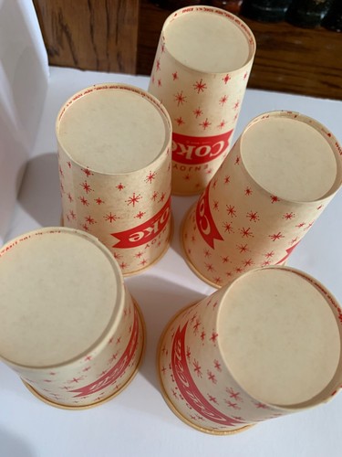 coca cola vintage wax cups - Picture 3 of 5