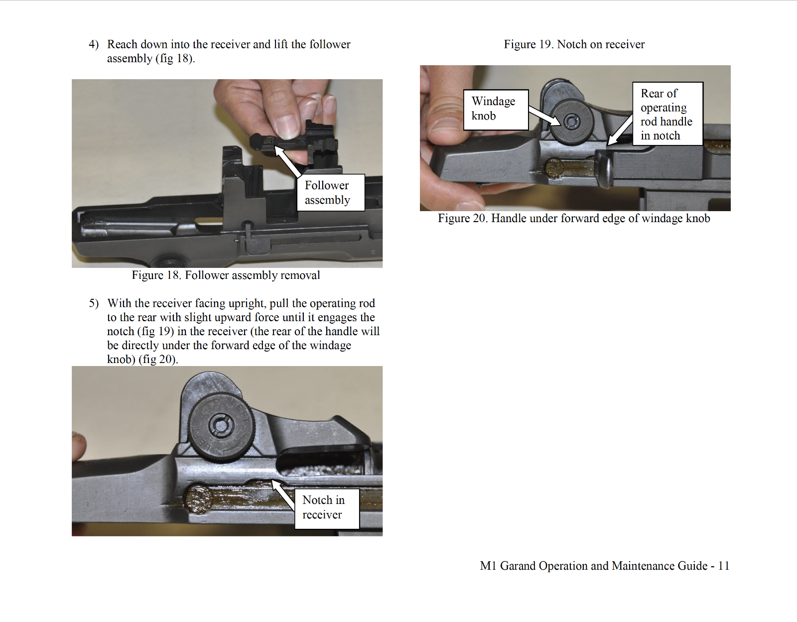 38 Page 2013 M1 Garand Ceremony Veteran Groups Operation Maintenance Guide on CD | eBay