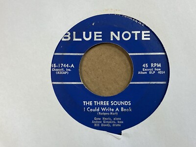 The Three Sounds I Could Write a Book / Nothing Ever Changes 7'' 45 Blue Note VG