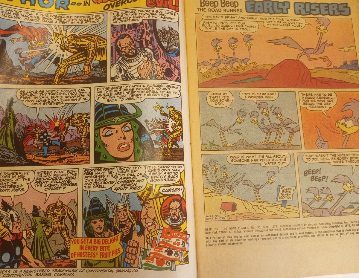 The Road Runner Vintage 1979 Comic Book Warner Bros vintage | eBay
