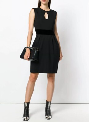 Diesel Womens D-Kelsey Dress In Black With Velvet Waist Details Size S |  eBay