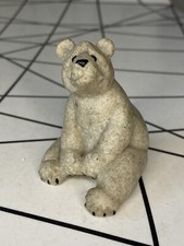 Quarry Critters Bam Bam Bear Figure Ornament Collectable 2.5” Sitting Bear (A)