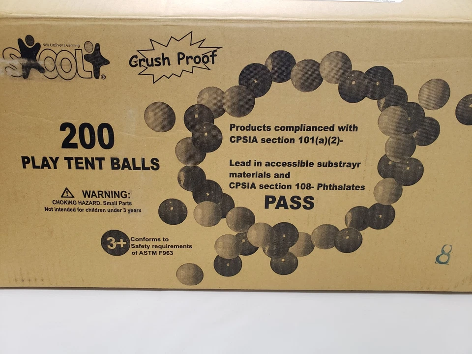 Pit Balls 40 Boxes of 200 – Wholesale Lot | Phthalate and BPA Free 6cm, 6 colors - Image 4 of 4