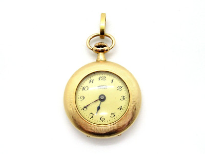 RARE Movado 585er 14K Gold Damen Anhänger Uhr Taschenuhr 18K Lady pocket watch