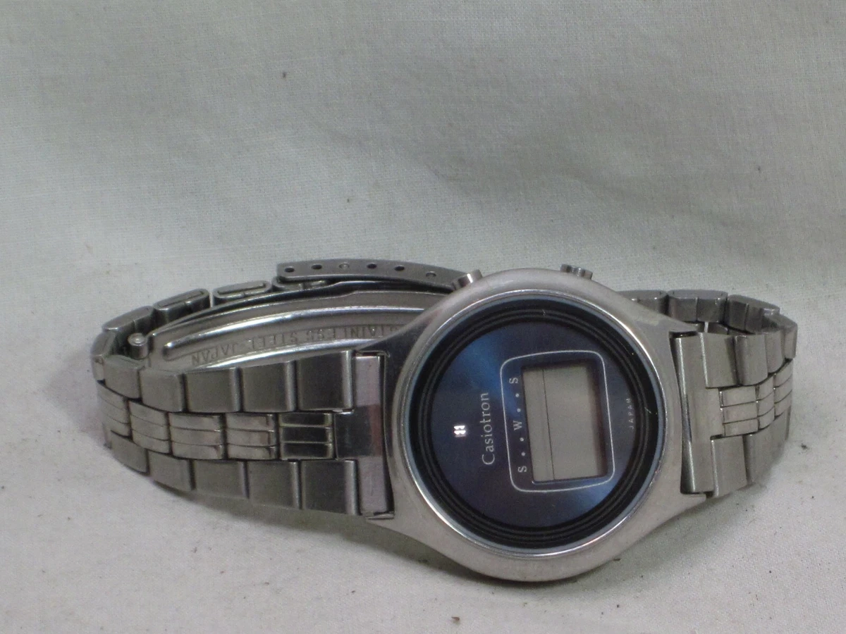 vintage not tested Casiotron wrist watch 248580 