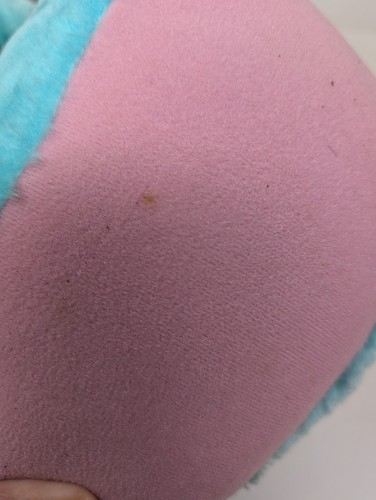 WUZZLES Moosel Hasbro Softies Plush Moose Seal Seahorse 1984 Aqua Purple - Picture 8 of 9