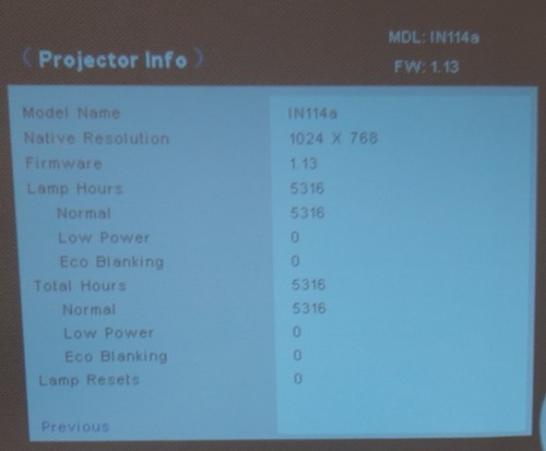 Proyector Infocus IN114a 1024x768 3000 lúmenes 5316 horas de lámpara - Imagen 8 de 9