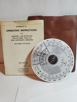 VTG COMPUTER AIR NAVIGATION TRUE AIR SPEED MACH NO WIND COMPONENTS SUPERSONIC 
