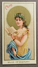 CLIO 1889 N188 Kimball Goddesses of Greeks & Romans Tobacco Card HIGH GRADE