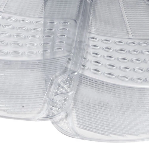 Alfombrillas de goma transparentes para coche de 4 piezas - resistentes para todo tipo de clima delanteras/traseras Foto 4 de 4