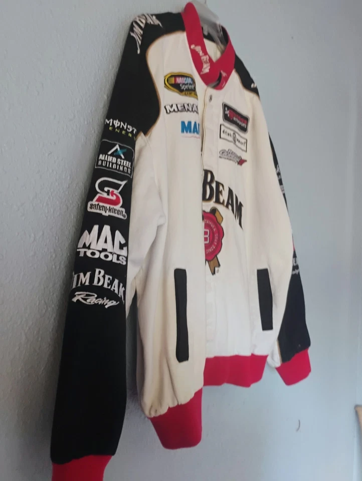 Chaqueta de Carreras Ford Robby Gordon Jim Beam De Colección Nascar XXL Rara Años 90 Años 2000 Y2K Foto 4 de 4