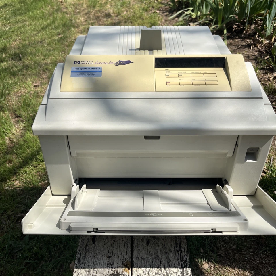 Vintage HP LaserJet 4MV Laser Printer C3142A September 1994 - Image 3 of 4